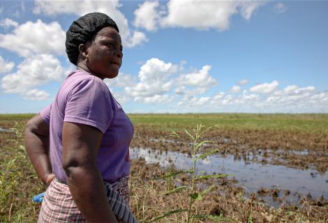 Angelina's crops were devastated when Cyclone Idai struck Mozambique in 2019.