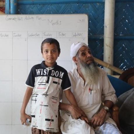 Abul and his son.